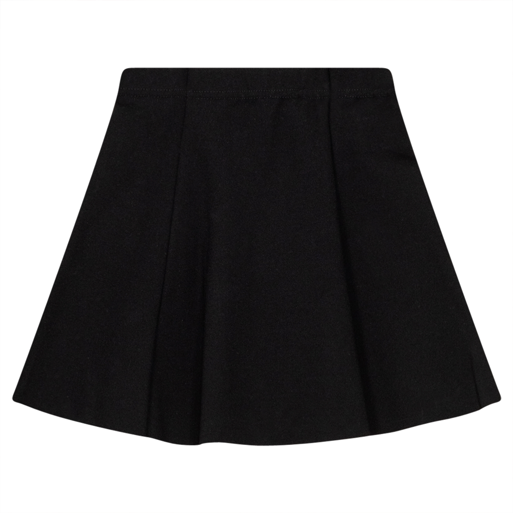 Ponti Panelled Skirt Black