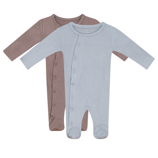 Snap Down Onesie Assorted Blue