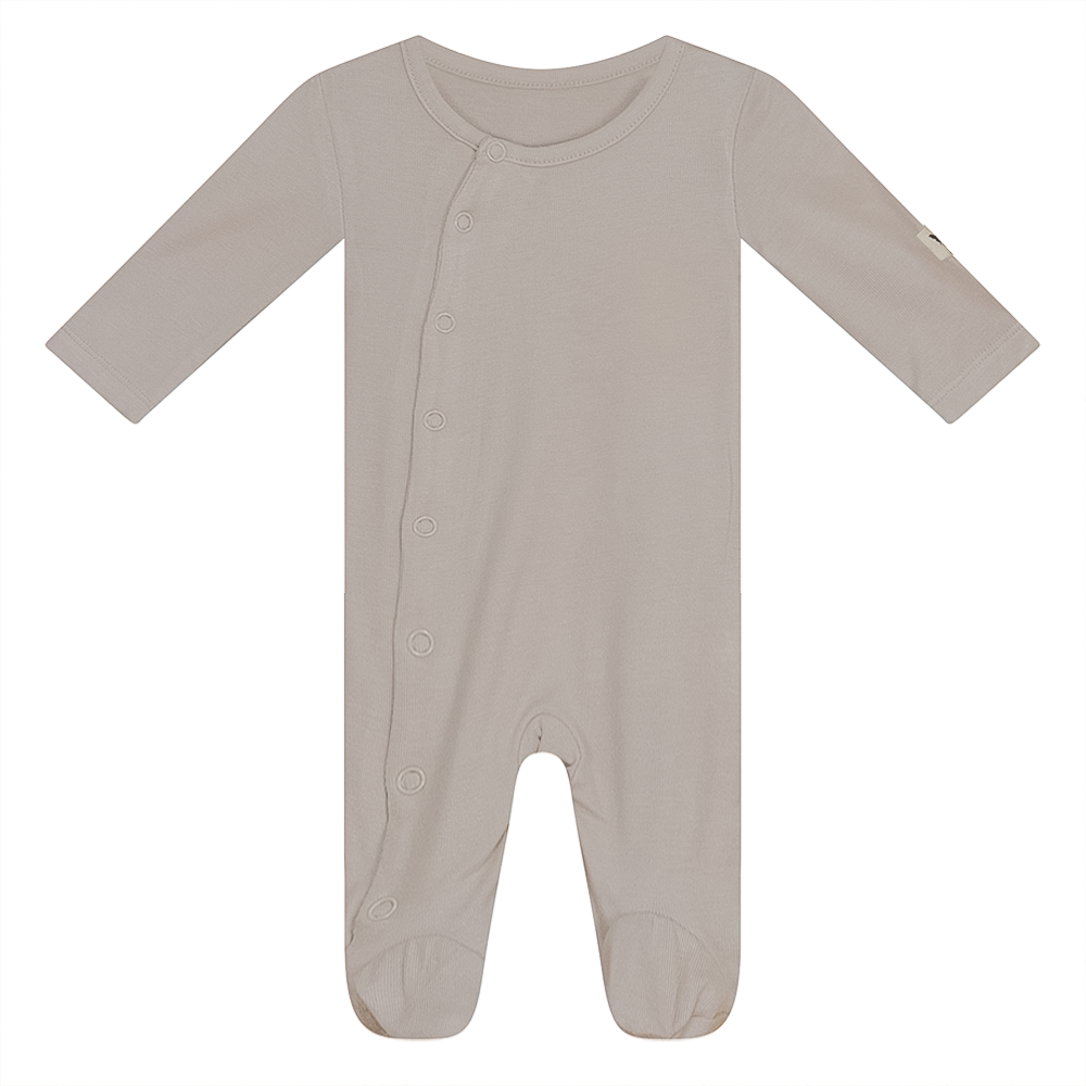 Snap Down Onesie Dark Almond