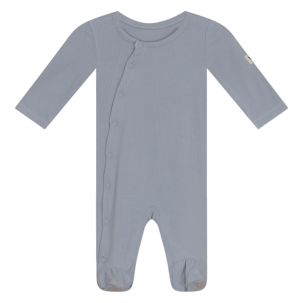 Rib Onesie Blue