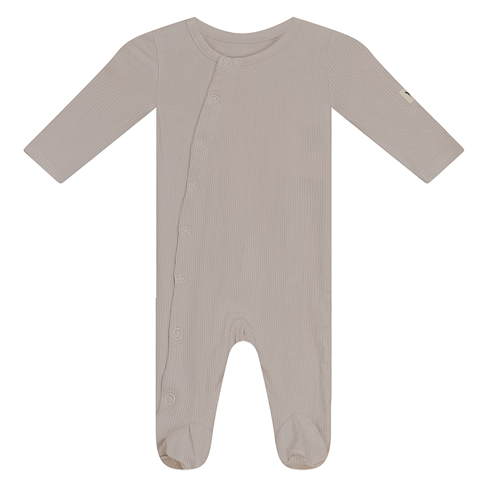 Rib Onesie Dark Almond