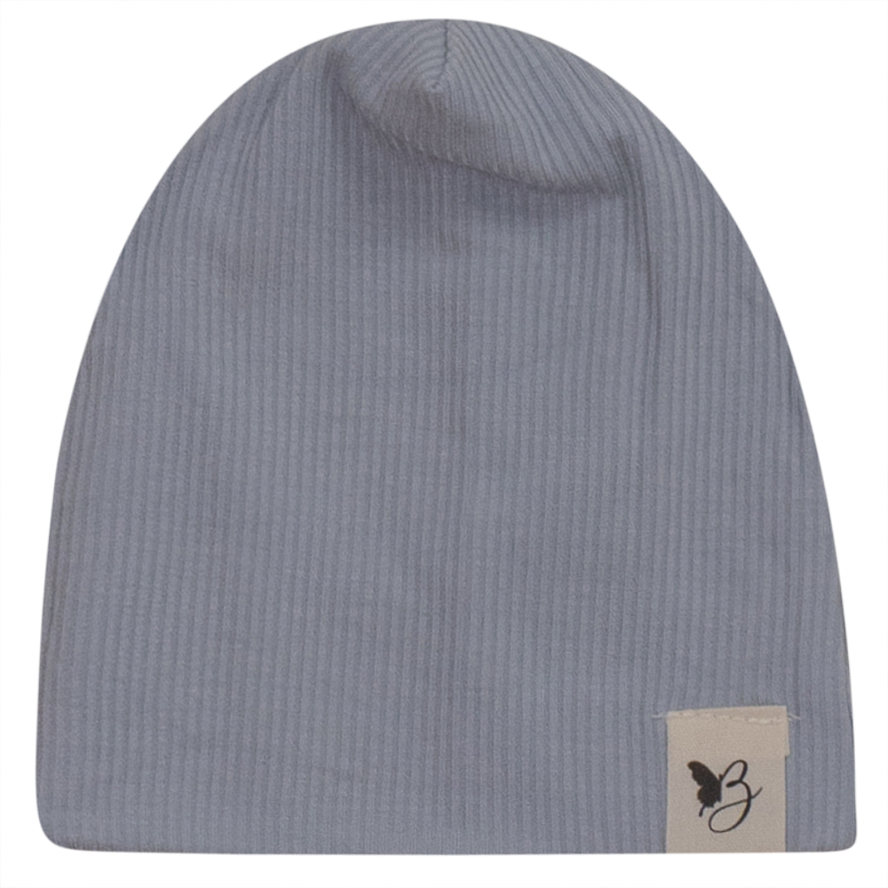 Bebe Bella Ribbed Hat Blue
