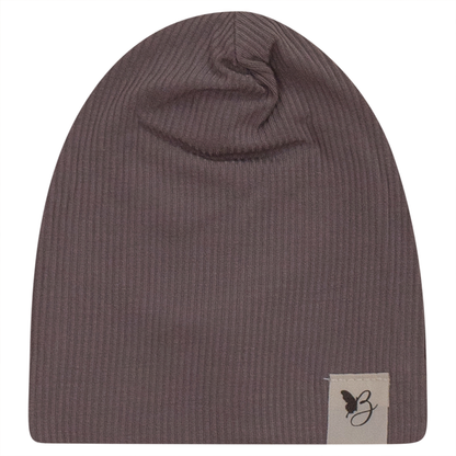 Bebe Bella Ribbed Hat Mink