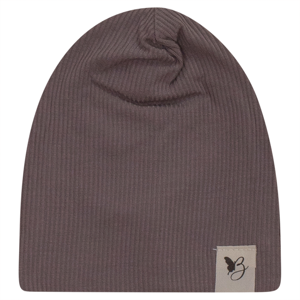 Bebe Bella Ribbed Hat Mink