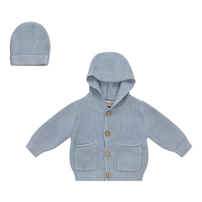 Hooded Jacket with Hat Blue