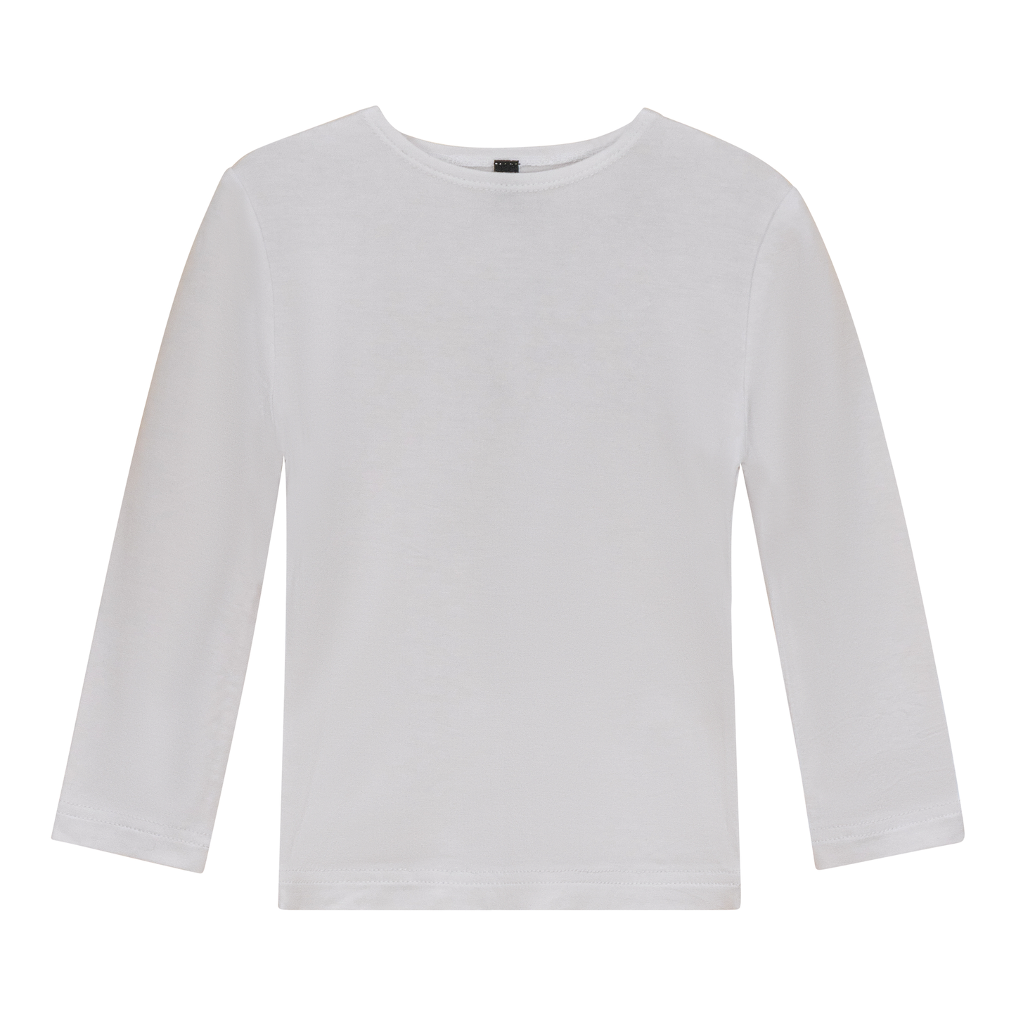 Long Sleeve Shell Top White