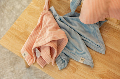 Velour Rib Blanket and Lovey