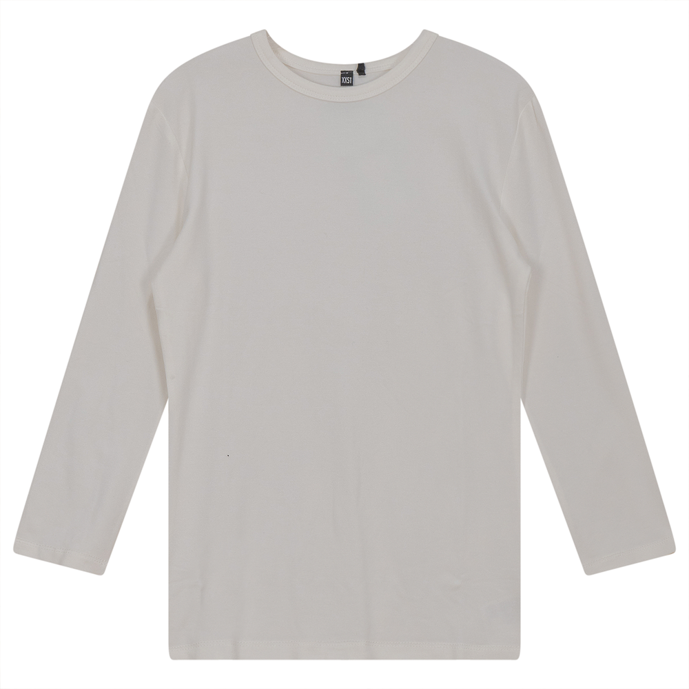 Shell Top With 3/4 Sleeves Off White