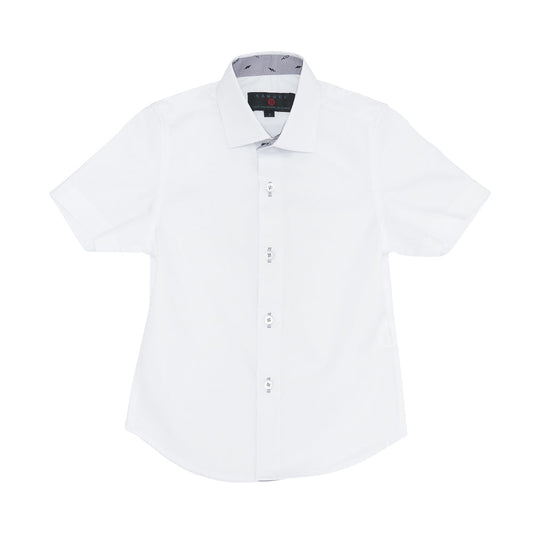 Short Sleeve Dress Shirt White Greyridge