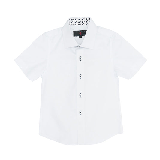 Short Sleeve Dress Shirt White