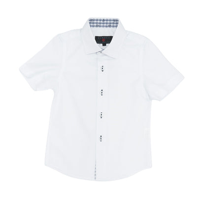 Short Sleeve Dress Shirt Blue