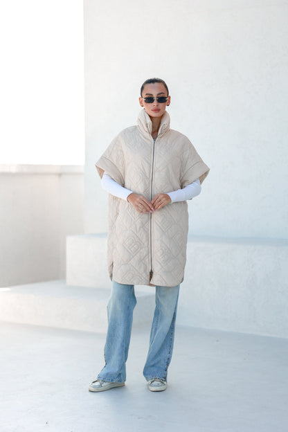 Bianca Relaxed Fit Embossed Vest