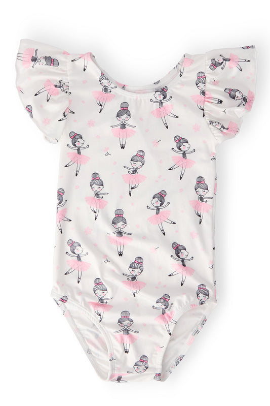 Ballerina S/S Flutter Sleeve Leotard