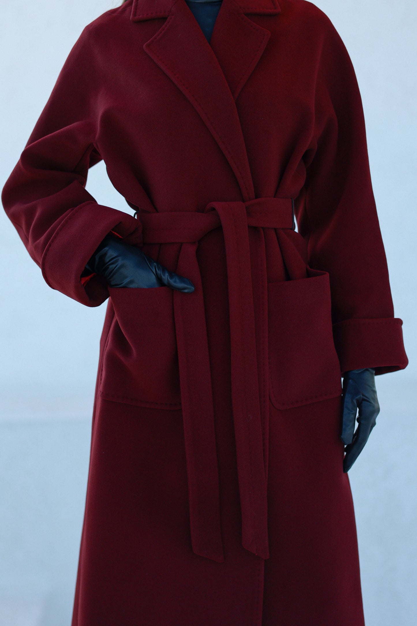 Angelina Cashmere Wool Blend Overcoat