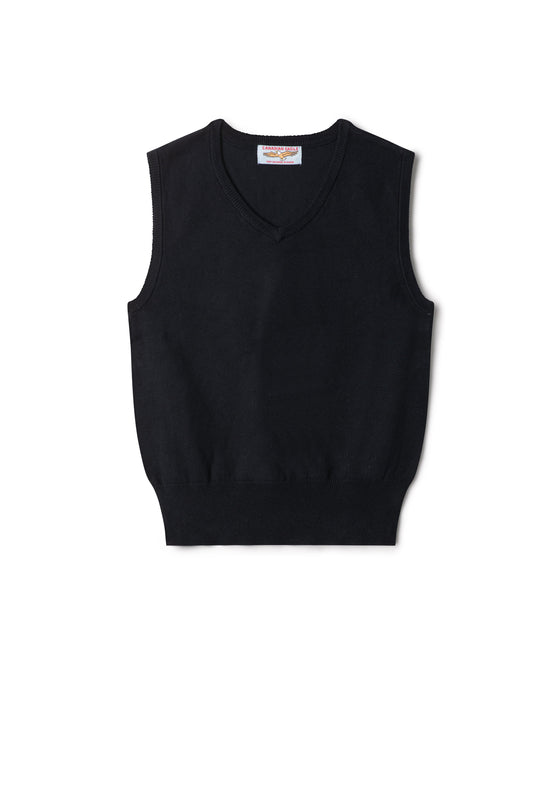 Basic Knit Vest Dark Navy
