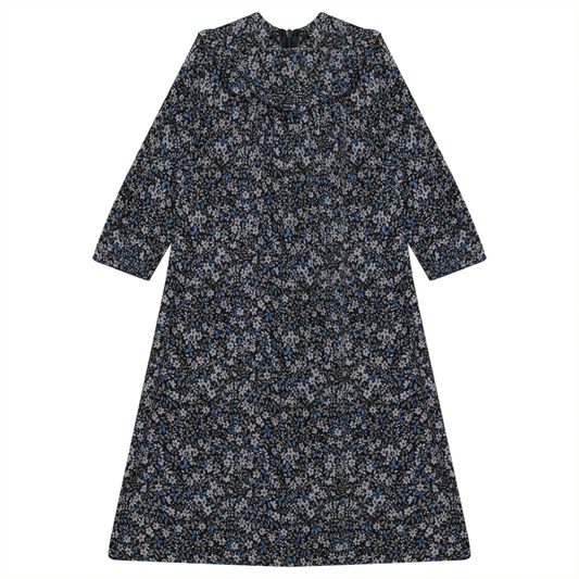 Floral Print Dress with Ruffles