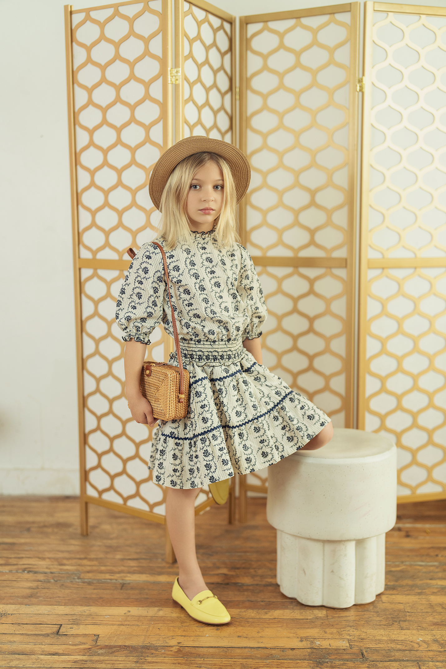 2 Pc Girls Top and Dress