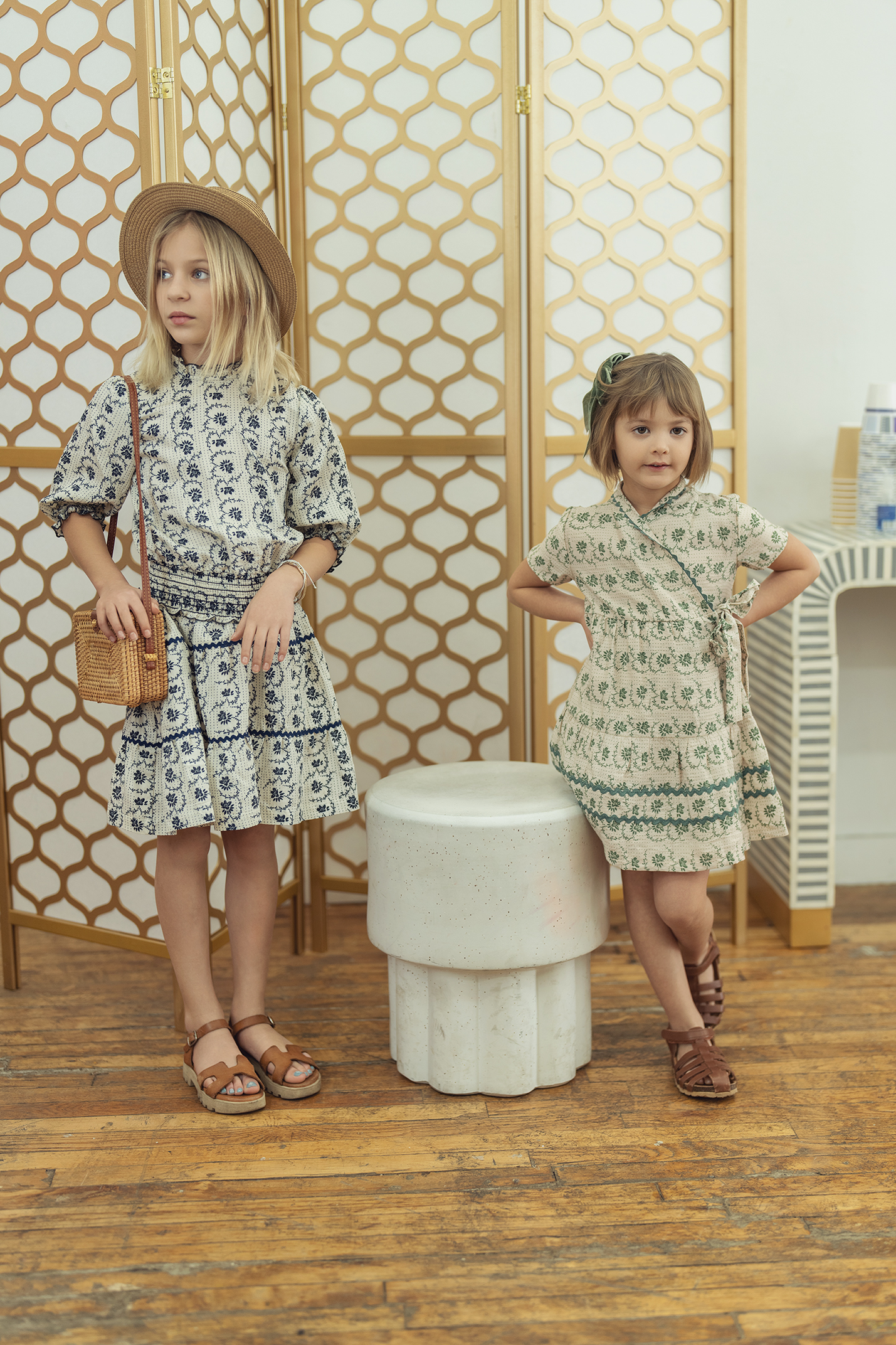 2 Pc Girls Top and Dress