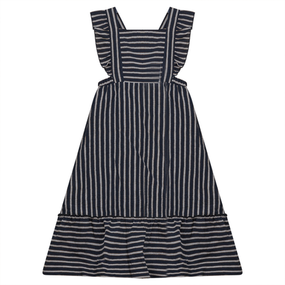Jumper With Straps Navy Stripe