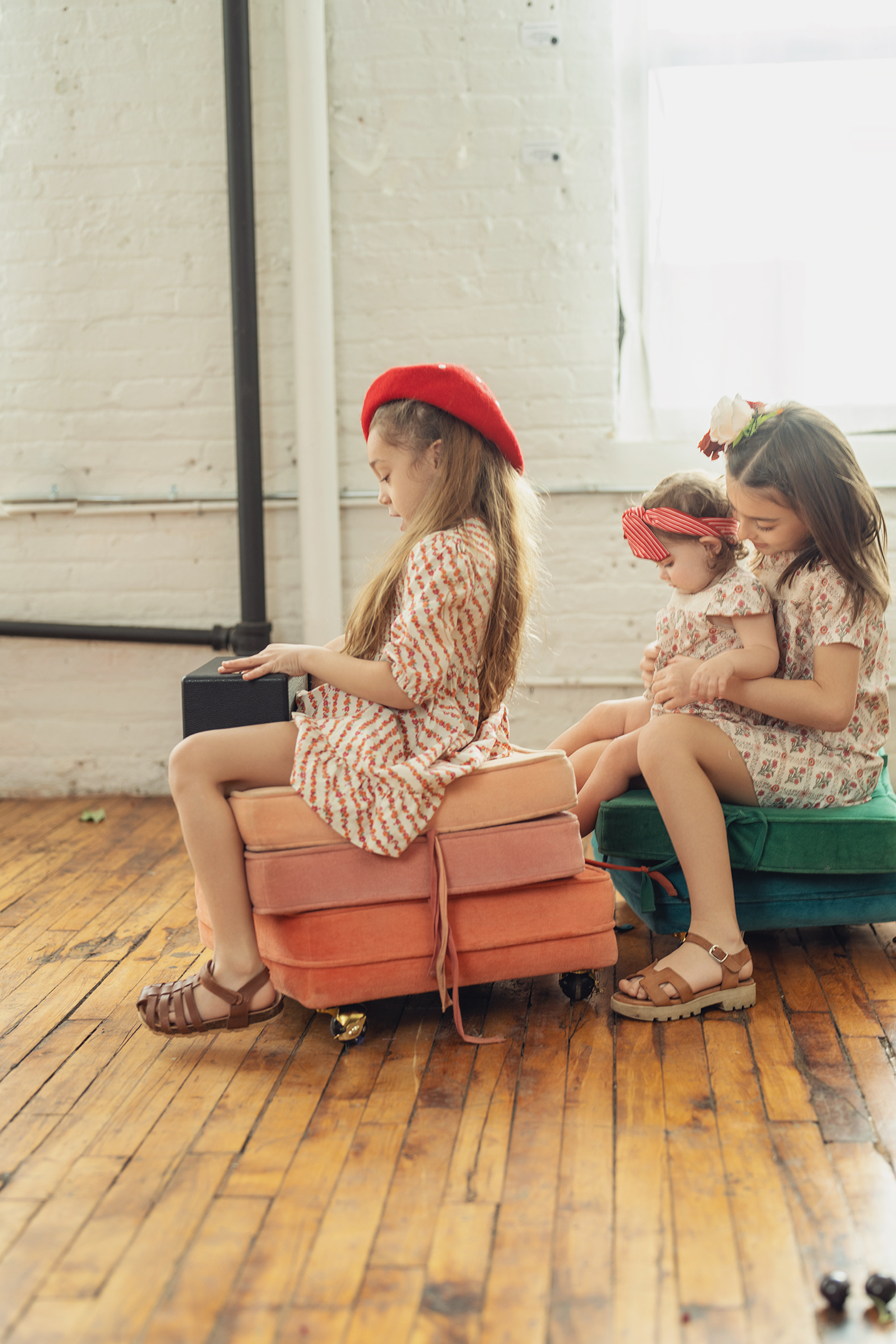 Smocking Floral Dress