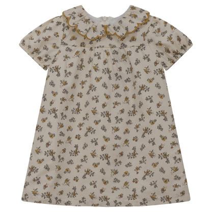 Floral Print Dress BEIGE PRINT