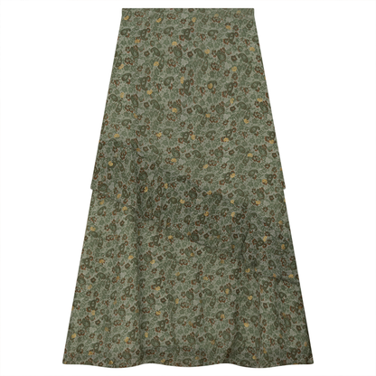 Woven Skirt GREEN FLORAL