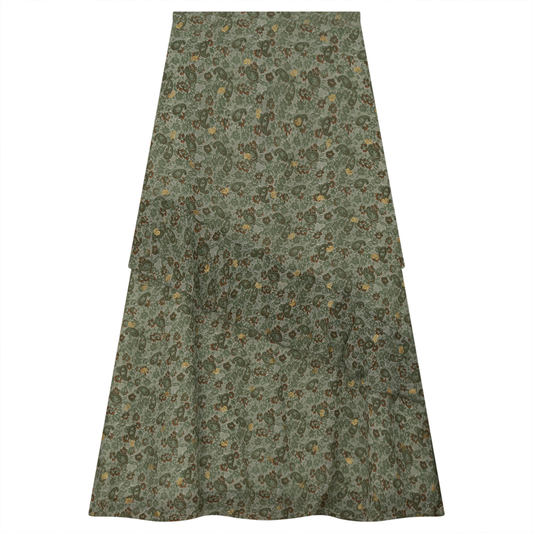 Woven Skirt GREEN FLORAL