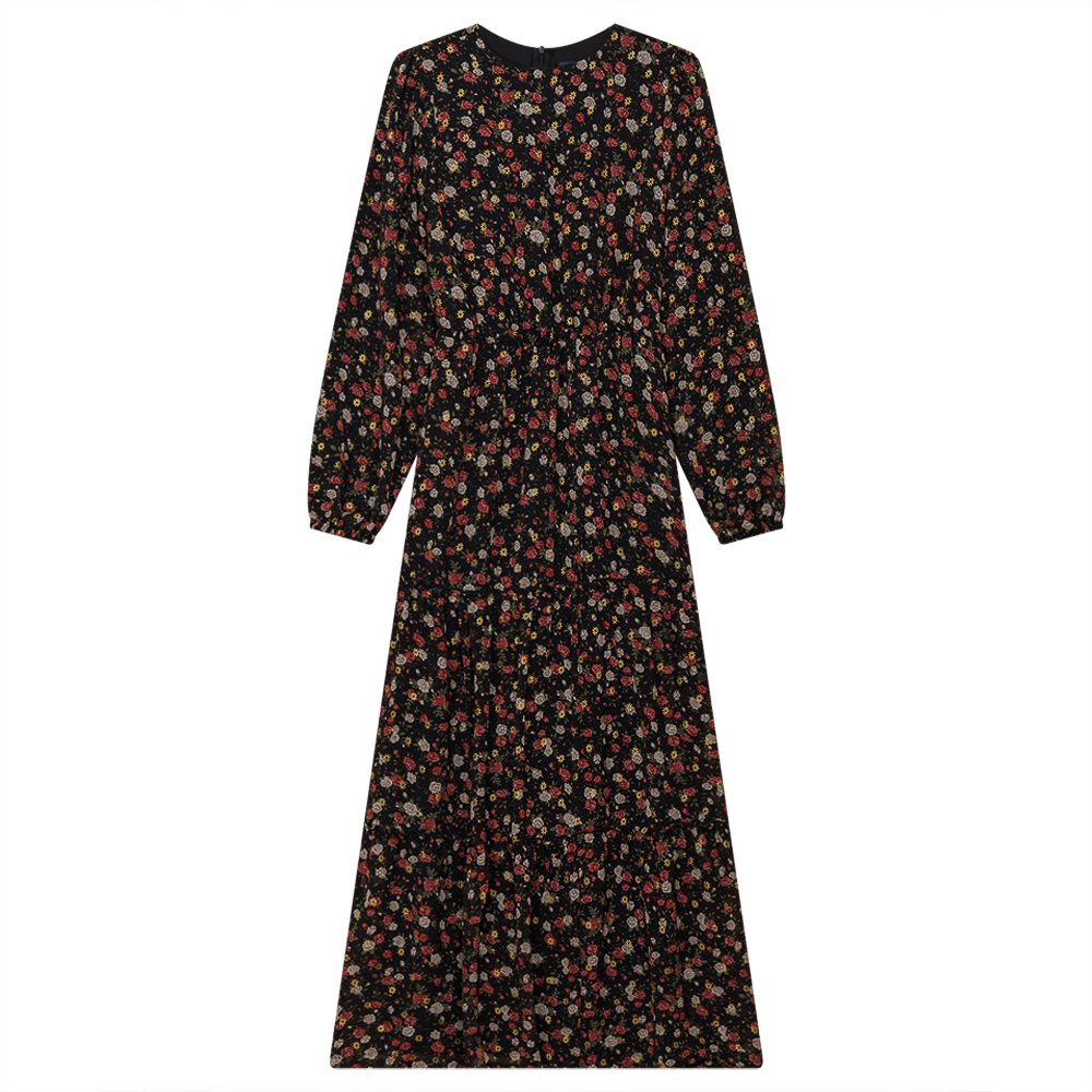 Floral Dress Black Floral
