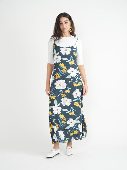 Flower Print Maxi Jumper