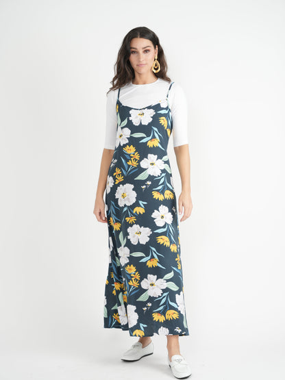 Flower Print Maxi Jumper
