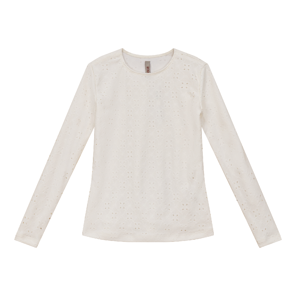 Long Sleeve Top White