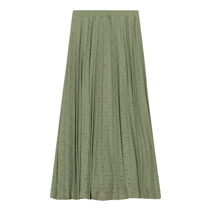 Pleated Skirt Sage