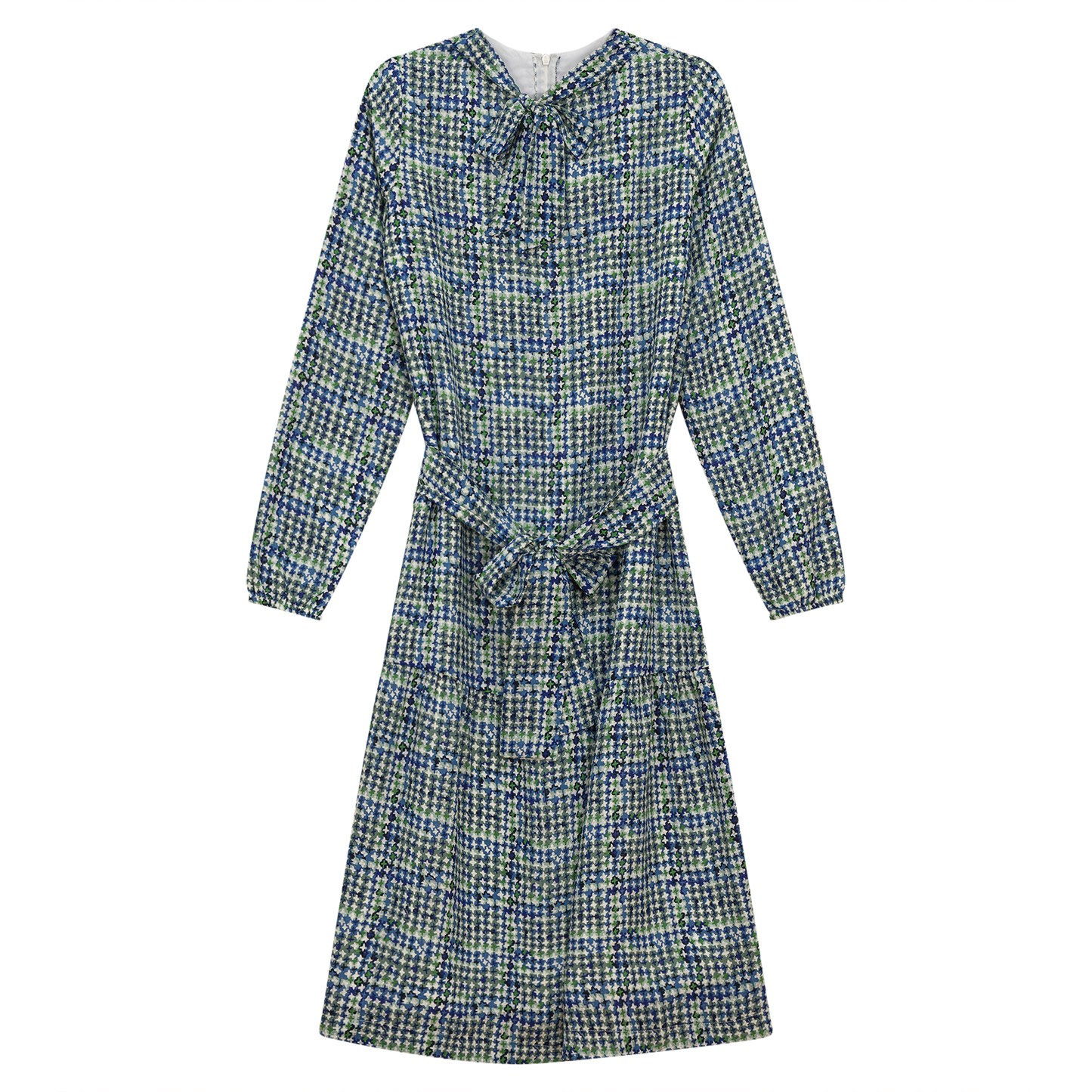 Woven Printed Dress Denim Print