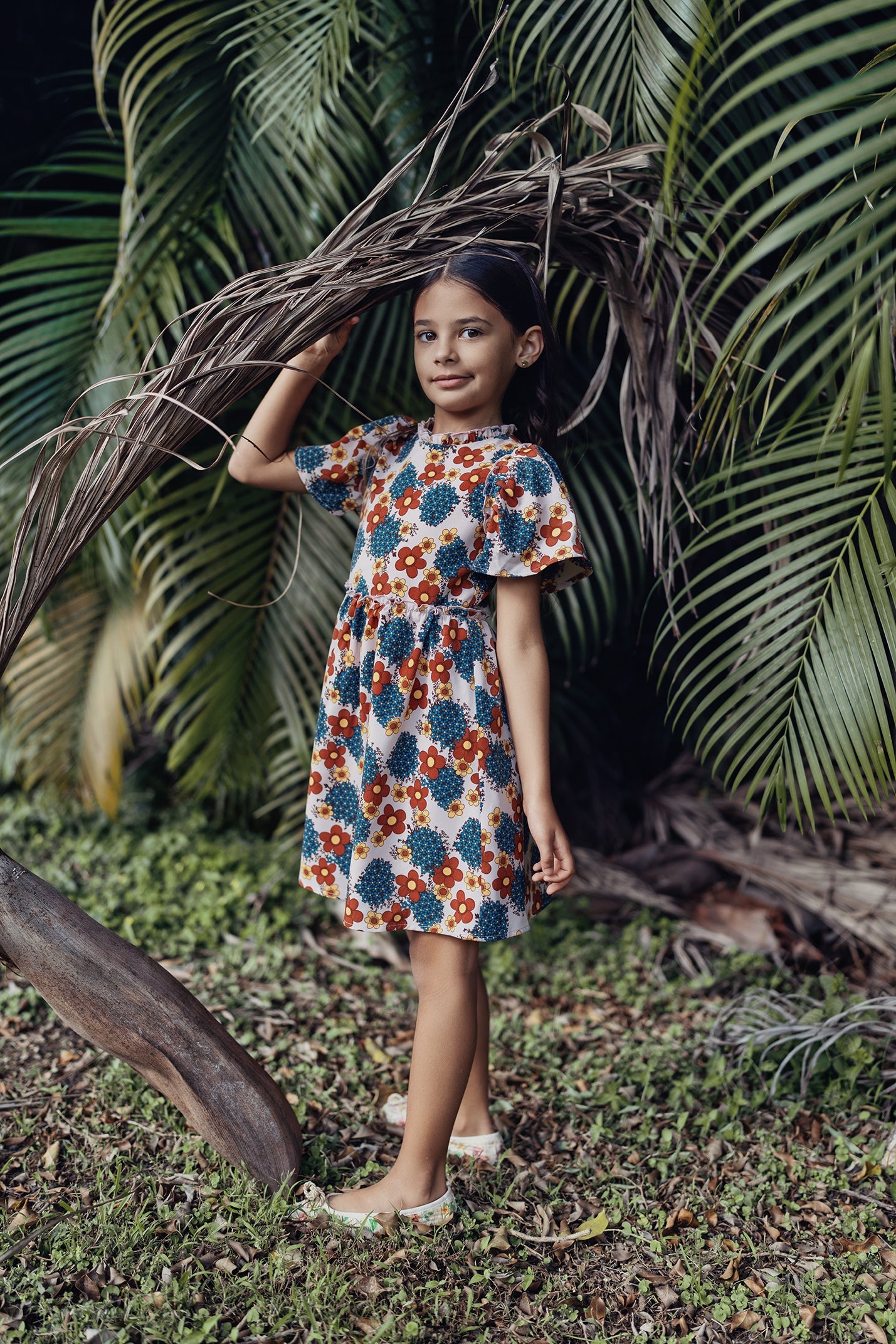 Floral Ruffled Dress