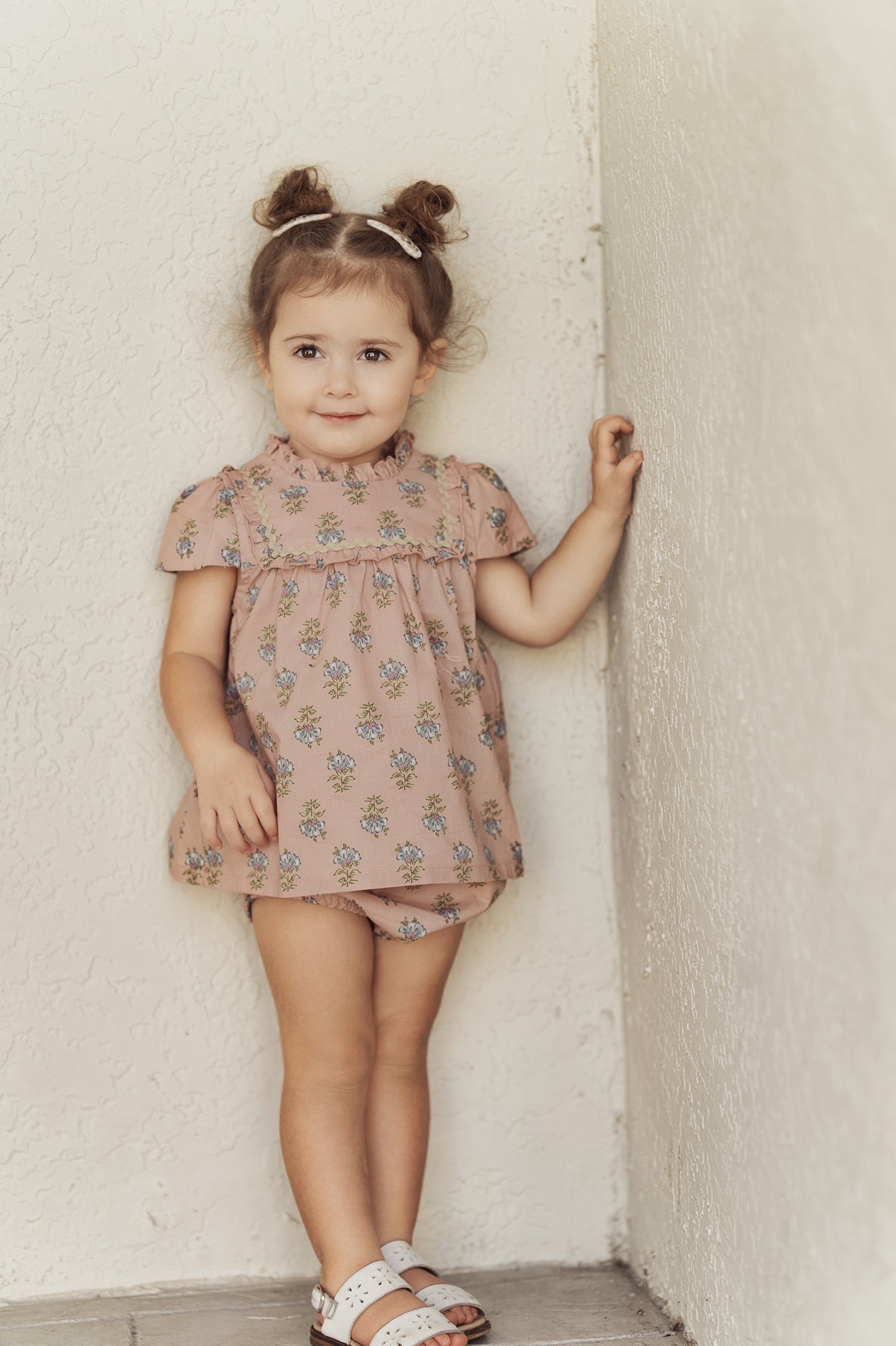 Woven 2pc Set with Ruffle