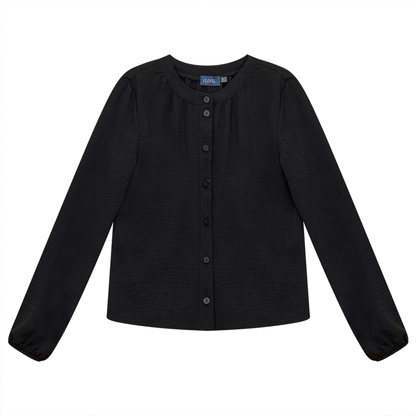 Bubble Blouse Black