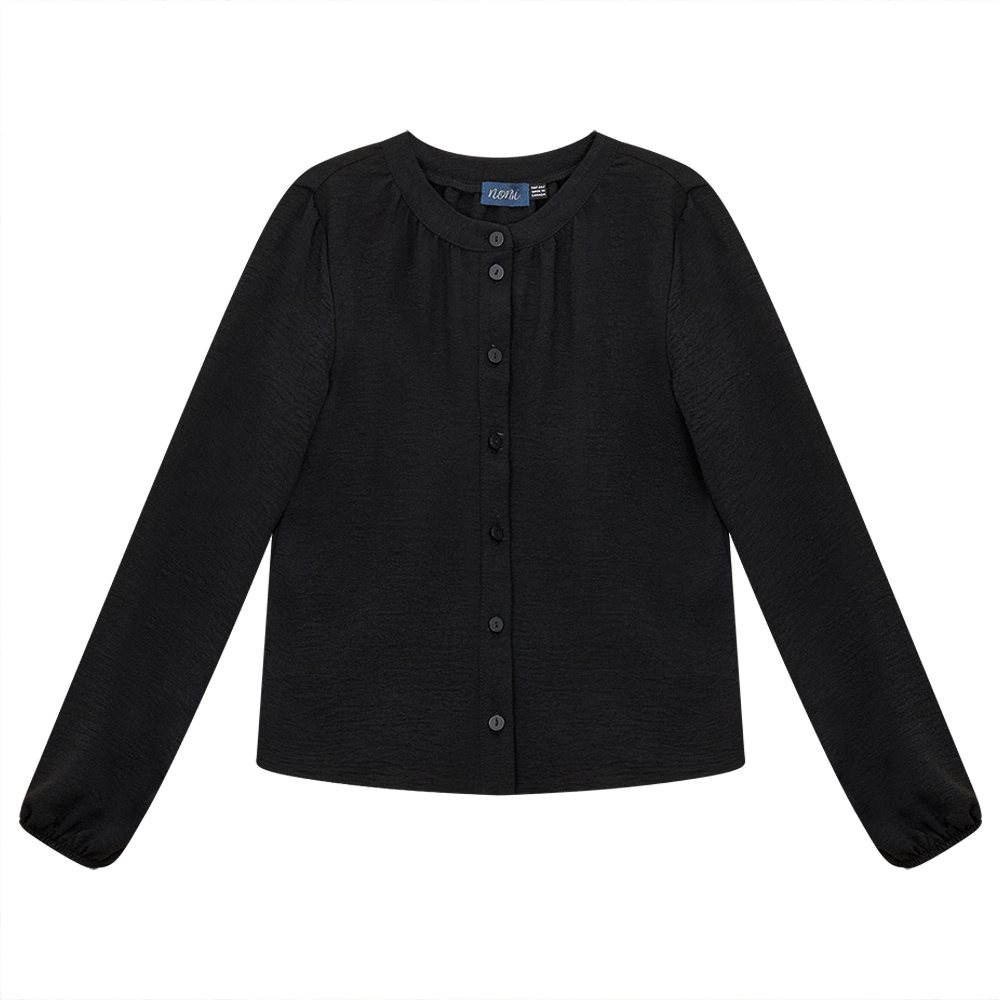 Bubble Blouse Black