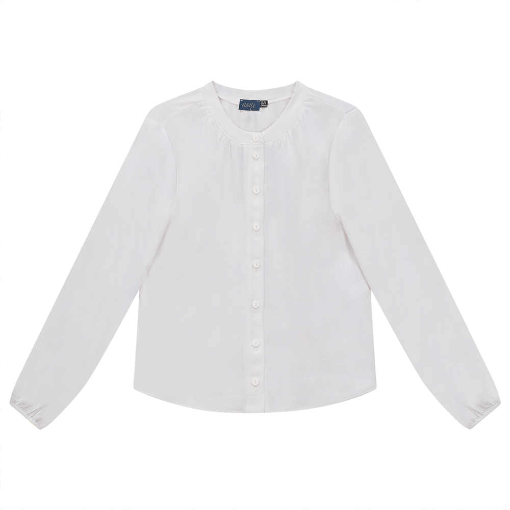 Bubble Blouse White