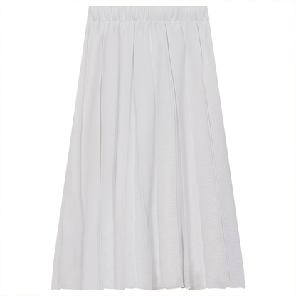 Pleated Skirt White