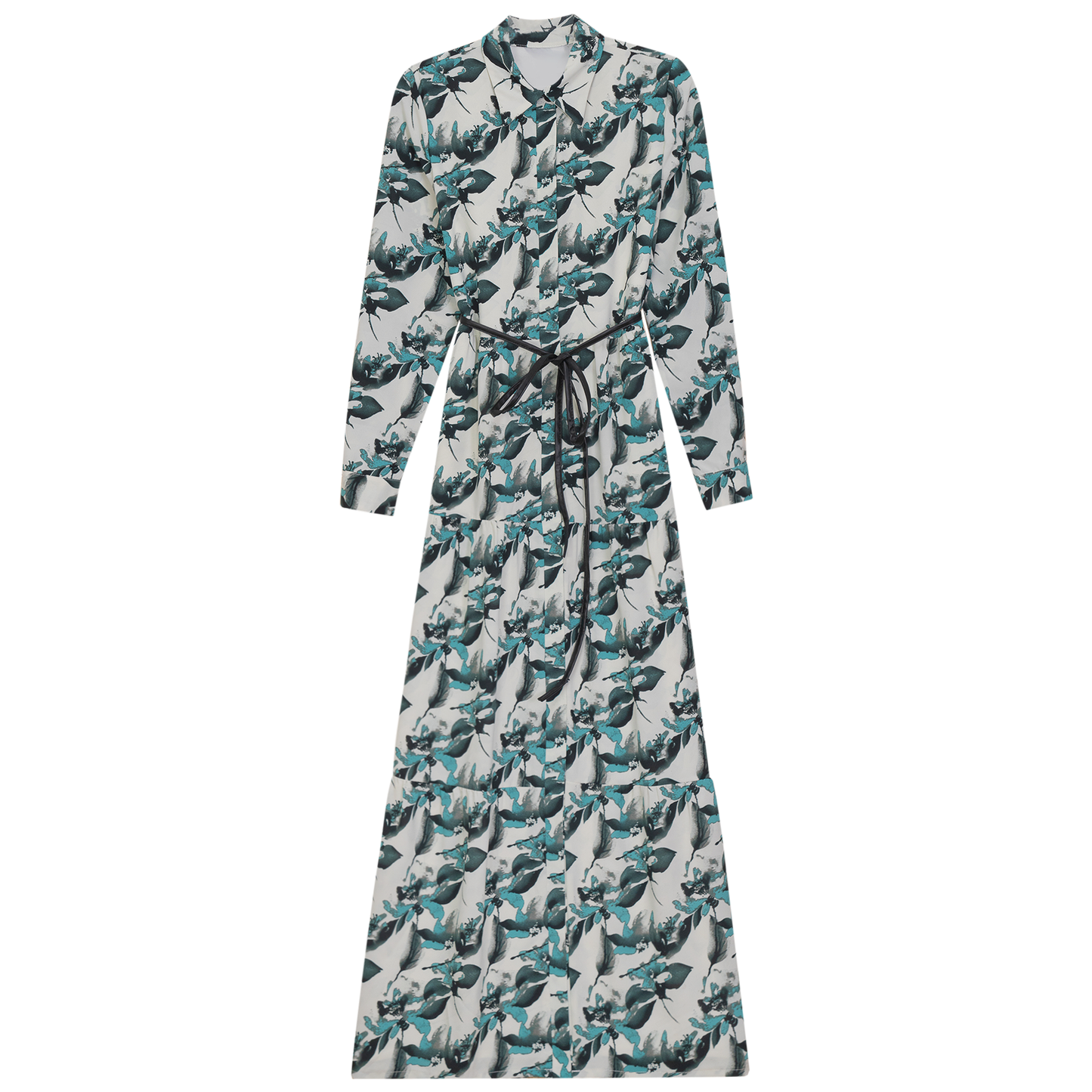 Printed Woven Dress Off White Print