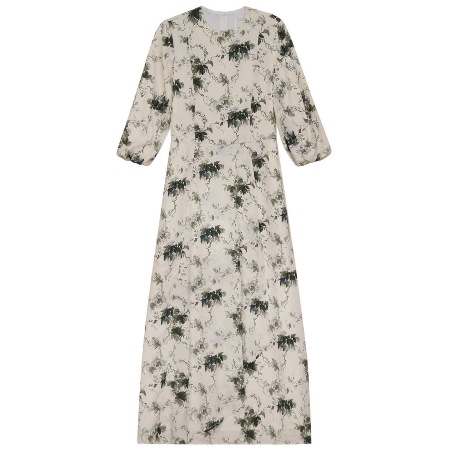 Printed Overlap Dress OffWhite Print