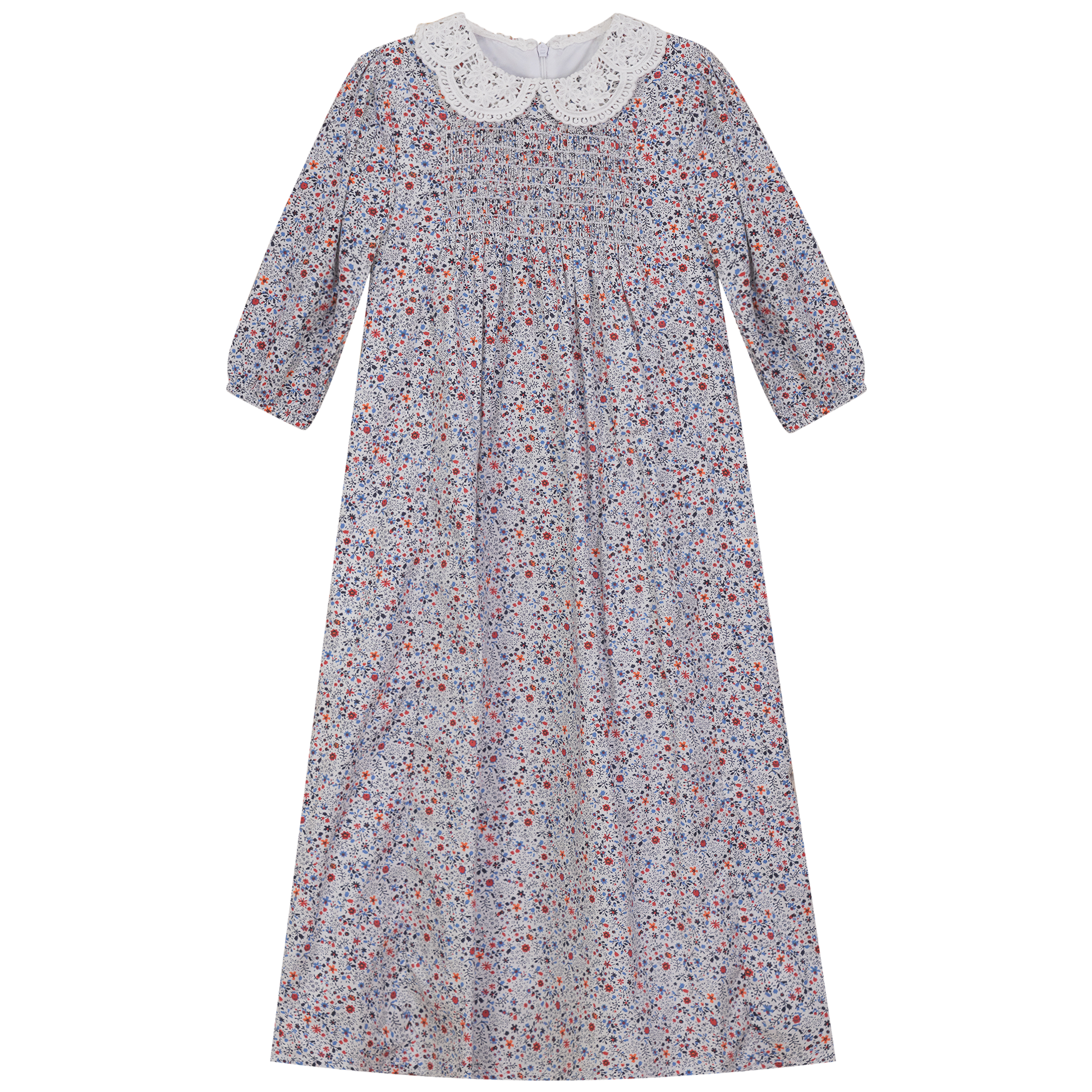 Tone on Tone Floral Dress