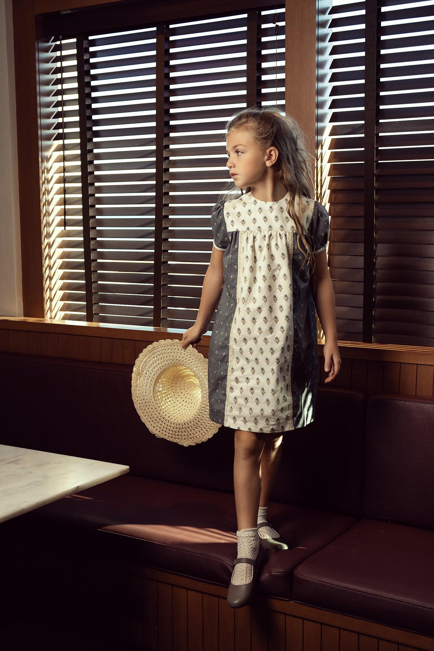 Floral Printed Lace Dress