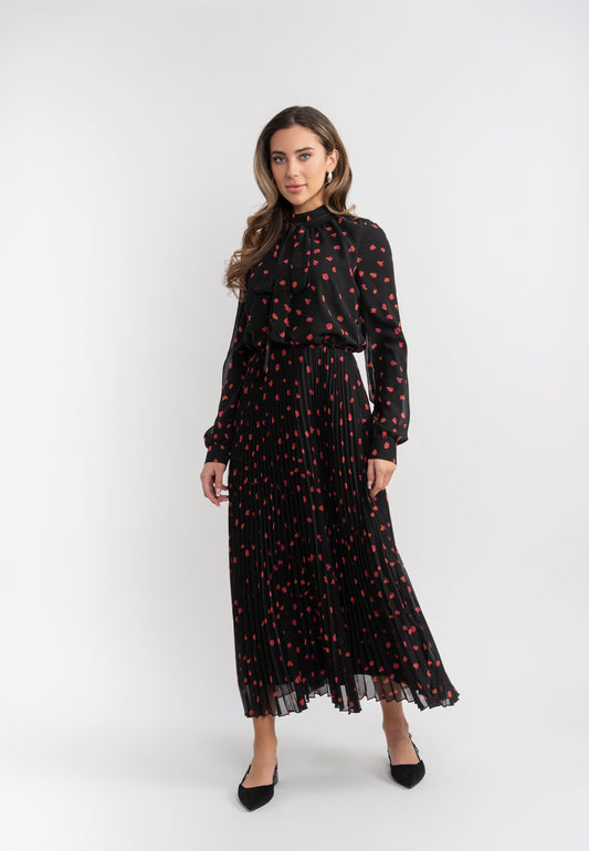 Sunburst Pleated Dress