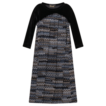 Multi Color Design Dress