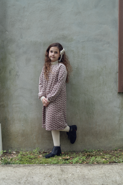 Embroidered Velvet Dress