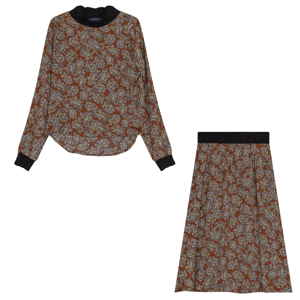 Picasso Poplin Print 2PC Set Paisly