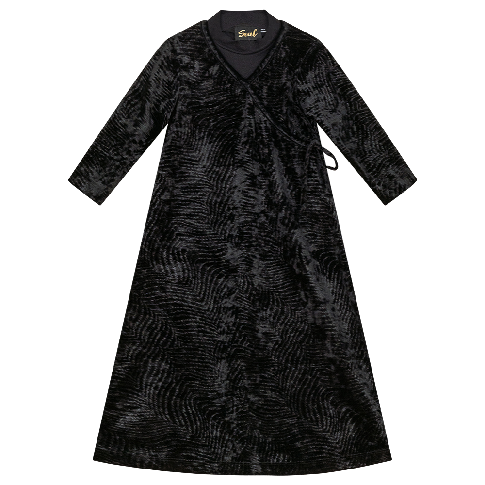 Dress Insert V-Neck Black