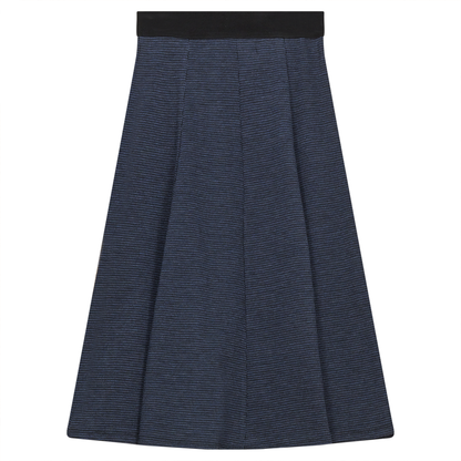 Houndstooth Skirt Blue Houndstooth