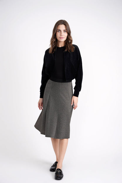 Houndstooth Skirt